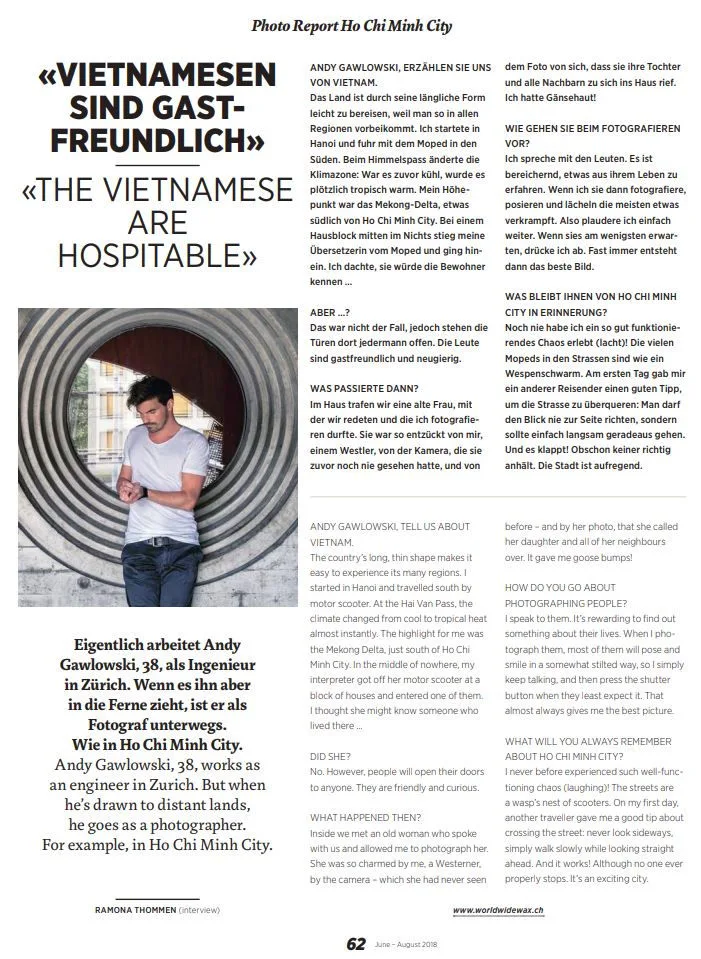 Interview Andy Gawlowski für Edelweiss Airlines